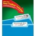 thumbnail image 4 of Avery File Folder Labels, 1/3 Cut, 2/3" x 3-7/16", Paper, White, Laser/Inkjet, 150 Labels (8593), 4 of 8