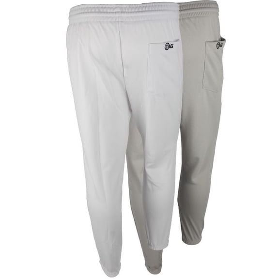 TAG Adult Pull Up Baseball Pant (Large) White