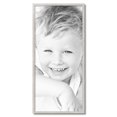 thumbnail image 2 of ArtToFrames 17" x 37" Bright Silver Picture Frame, 17x37 inch Silver Wood Poster Frame (WOM-4752), 2 of 7