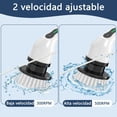 thumbnail image 4 of Cepillo Electrico para Baño Limpieza, con Cabezales de Cepillo para Polvo reemplazables, impermeable Cepillo de Limpieza inalámbrico, Mango de Extensión Ajustable para baño, cocina, coche, 4 of 4