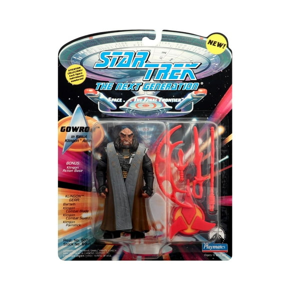 Star Trek The Next Generation Gowron In Ritual Klingon Attire Figure
