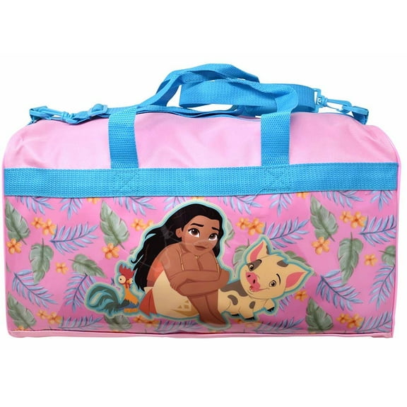 Disney Moana 600D Polyester Duffle Bag with printed PVC Side Panels