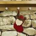 thumbnail image 4 of Calcetín de Navidad Yuarrent Chimenea Árbol Ventana Colgante de pared Decoración Hogar Temática Año Nuevo, 4 of 6