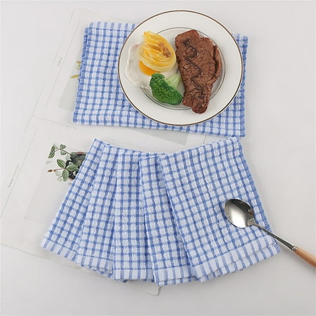 

Kitchen Restaurant Hotel Terry Cloth Dish Towel Mixed Color 6PC
