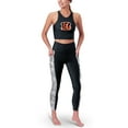 thumbnail image 2 of Women's Certo Black Cincinnati Bengals High Waist Logo Two-Pocket Leggings, 2 of 2
