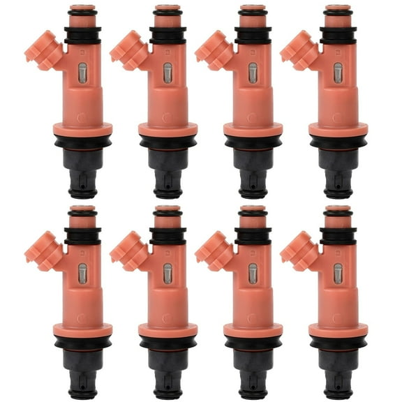 8Pcs CCIYU 4 Holes Fuel Injector Kits fit for 1998-2000 for Lexus for GS400 4.0L, 2001-2007 for Lexus for GS430 4.3L, 1997-2000 for Lexus for LS400 4.0L FJ426,2320950030