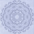 thumbnail image 1 of Ahgly Company Tapis de Zone Carré Lavable en Machine Lavande Bleue, 5 Pieds Carré, 1 of 7