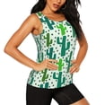 thumbnail image 2 of Fotbe Cactus 1 Blusas Sin Mangas para Mujer – Estilo Casual, Corte Suelto, Slim-Fit, Cuello Redondo Deportivo, Tops de Verano para Gimnasio y Yoga-XX-Large, 2 of 7