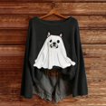 thumbnail image 2 of Halloween Sweatshirts for Women Oversized Sweatshirt Scoop Neck Tops Womens Long Sleeve Tops Fall Outfits Halloween Costumes Pullover Cute Sweatshirts Halloween Top Trendy, 2 of 3