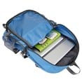 thumbnail image 3 of SOLDIER BLADE 45L Durable Nylon Hiking Backpack for Men & Women - Adjustable Straps, Water-Resistant, Multi-Compartment Design, Breathable Mesh, Dual Zippers, Hanging Hooks - Blue/Green/Black/Red, 3 of 6