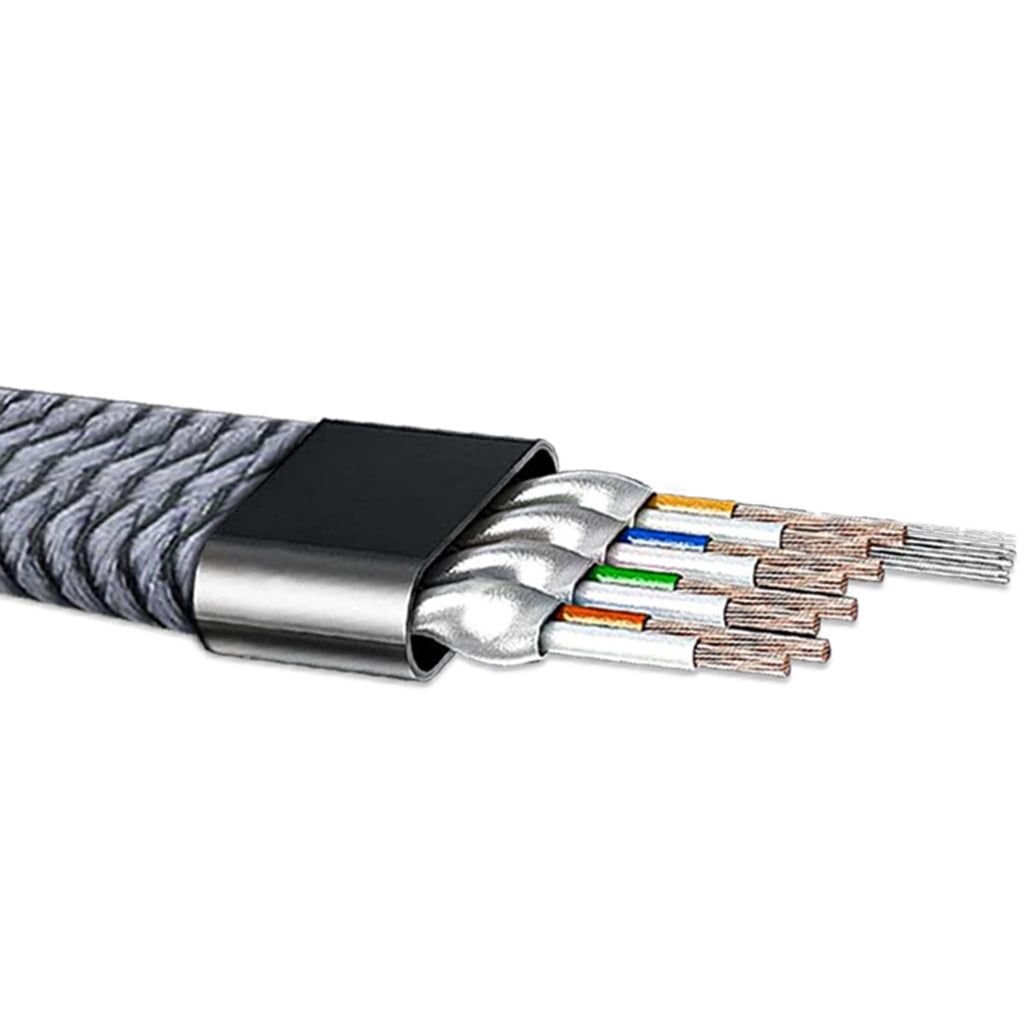 Flat CAT8 Ethernet Cable for Fast Speed 40Gbps Data Transfer and Stable Connection Cord 1-20m Optional