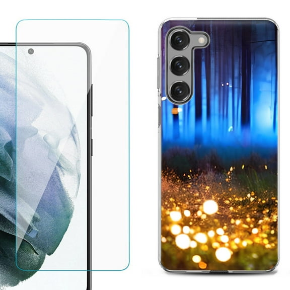 Shockproof Fashion Phone Case for Samsung Galaxy S23 5G, by OneToughShield ® - Fireflies