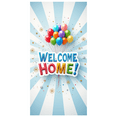 thumbnail image 3 of Balloon Design Welcome Home Welcome Banner Colorful Patterns Welcome Sign for Indoor Celebration Party Decoration Homecoming Event, 3 of 7