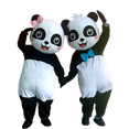 thumbnail image 5 of Nuevo disfraz de mascota panda, lindo oso panda, personaje de anime para adultos, disfraz divertido y divertido para cosplay, celebración navideña, 5 of 5