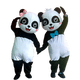 thumbnail image 5 of Nuevo disfraz de mascota panda, lindo oso panda, personaje de anime para adultos, disfraz divertido y divertido para cosplay, celebración navideña, 5 of 5