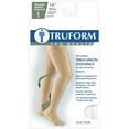 thumbnail image 3 of Truform Thigh High Stockings, Closed Toe: 18 mmHg, White, Medium, 3 of 7