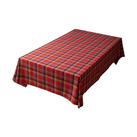 

Rectangular Red Plaid Table Cover Christmas Table Cloth Settings Table Cloth For Outdoor Travel Picnic 140*220CM Christmas Red Grid
