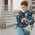 thumbnail image 4 of Haiem Space Dog Baby Nursing Cover & Nursing Poncho - Multi Use Cover for Baby Car Seat Canopy, Stroller Cover, 360°Full Privacy Breastfeeding Coverage, 4 of 9