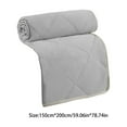 thumbnail image 3 of Soybean Fiber Cooling Quilt 98% Cotton Ultra-Breathable Cool Comforter | Single | Machine Washable Lightweight Summer Blanket | Multicolor | 59x79 in | Moisture-Wicking Fast Dry Thin Quilted Core, 3 of 9