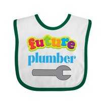 Inktastic Future Plumber Boys Baby Bib