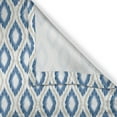 thumbnail image 5 of Ambesonne Ikat Grommet Curtain, Aquatic Geometric Ovals, 50" x 108", Blue Beige White, 5 of 6