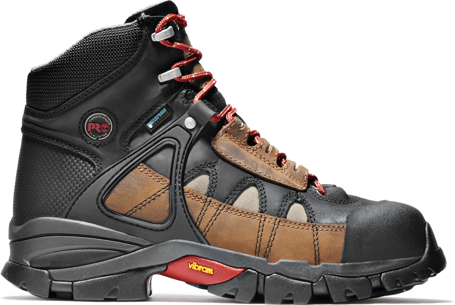timberland pro men's hyperion waterproof xl steel toe work boot,brown,10 w  us
