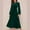Army Green, variant on Blczomt Red Holiday Dresses for Women Long Sleeve Plain Maxi Velvet Dress Crew Neck Elegant Dressy Dresses