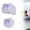 Purple, variant on Silicone Food Storage Containers with Lids, Macaron-colored Leak-Proof Microwave Safe Meal Prep Boxes, Freezer & Dishwasher Safe,Camping & Travel 3x3.1 Inch(Purple)