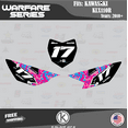 thumbnail image 3 of Kalair GFX Graphics Kit for Kawasaki KLX110 (2010-2023) Warfare Series, 3 of 5