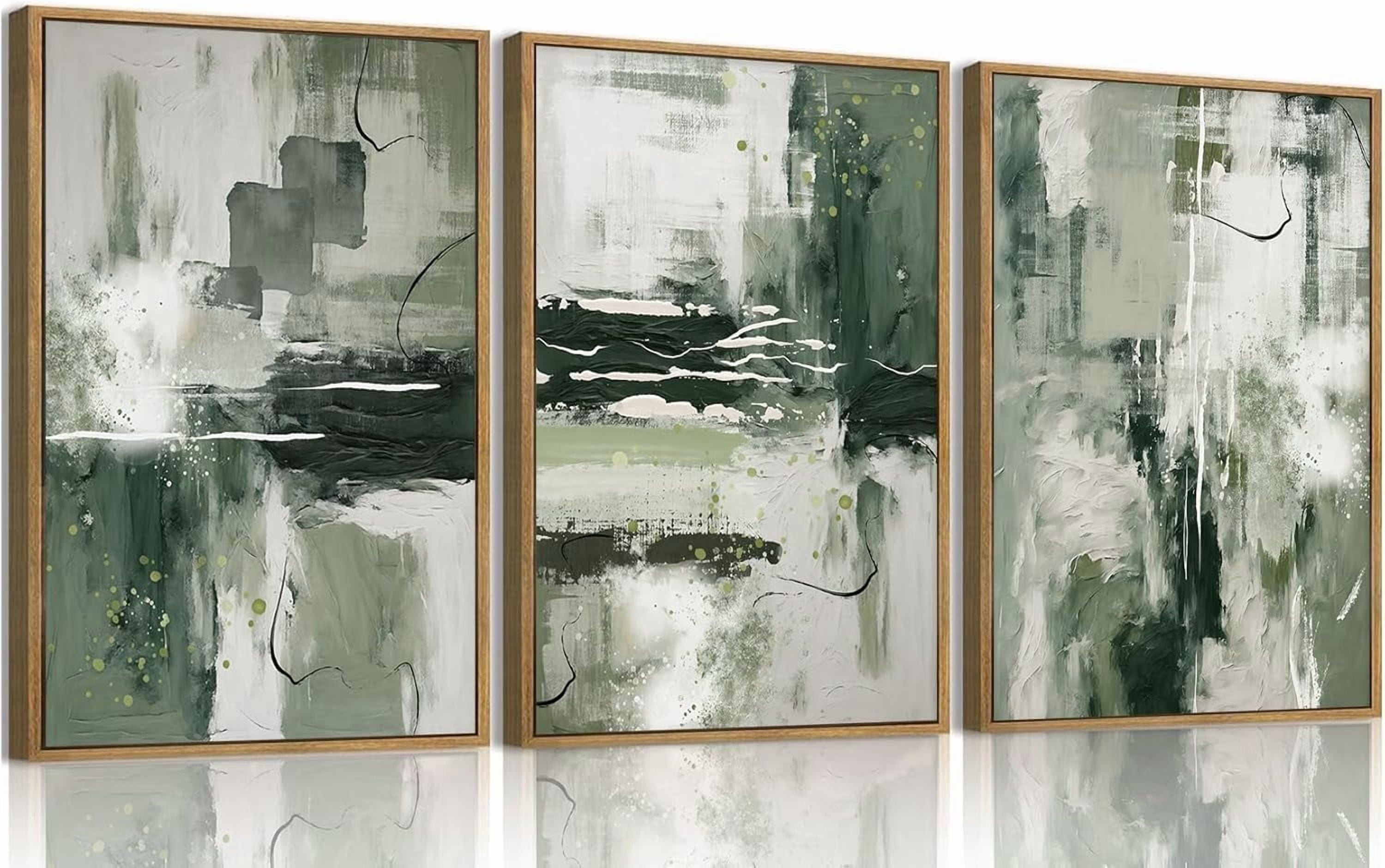 51 Media 3 Piece Large Modern Abstract Canvas Framed Wall Art For ...