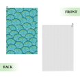 thumbnail image 2 of Kdxio Beautiful Seashells Pattern Golf Towel (24" X 16") with Carabiner Clip - The Convenient Golf Cleaning Towel, 2 of 8