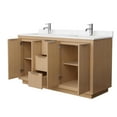 thumbnail image 7 of Wyndham Collection Wcf282860d-Vca-Unsmxx Maroni 60" Free Standing Double Basin Vanity Set, 7 of 7