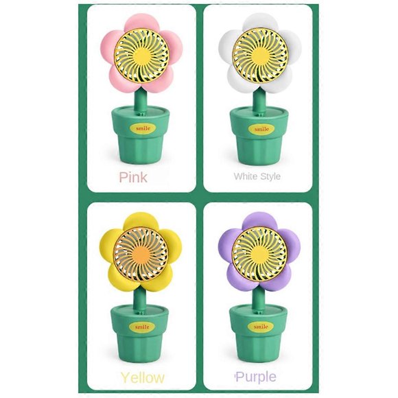 Portable USB Fan Charging Fan Handheld Mini Fan Cute Style Pink