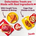thumbnail image 3 of Hartz Delectables Squeeze up Lickable Wet Cat Treat Flavor Variety Pack, 0.5oz Tube (54 Count), 3 of 9