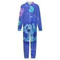 thumbnail image 4 of Blue'S Clues Kids Hooded Jumpsuit Union Suit Onesie One Piece Blanket for Boys Girls, 4 of 7