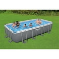 thumbnail image 4 of Bestway 18ft x 9ft x 4ft Rectangular Above Ground Swimming Pool Kit, 4 of 13