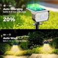 thumbnail image 6 of Nipify Solar 1 Pack Spot Lights Outdoor Motion Sensor (Warm White), Solar Uplights for Trees, Solar Powered Spot Lights Outdoor, 6 of 7