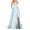 Light Blue, variant on Plus Size Formal Dresses Women Elegant Sleeveless Dresses Satin Dresses Maxi Dress (Light Blue,L)