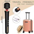 thumbnail image 3 of Personal Massager 5 Speed 10 Frequency Vibration Modes Quiet Portable Handheld, 3 of 4