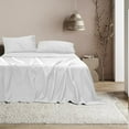 thumbnail image 2 of COTTON ALLEY Full Bed Sheets - 300 Thread Count 4 PC 100% Cotton Bed Sheets, Cooling Sheets Full Size, Sateen Cotton Sheets, Deep Pocket Full Sheet Set, Soft, Breathable Bed Sheets Full (Egg White), 2 of 5