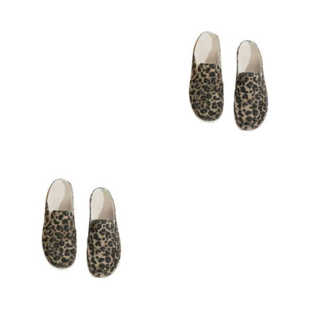 Sonducket Pantuflas de mujer suaves y transpirables de 2 piezas para noches acogedoras en cómoda punta redonda para un ajuste favorecedor de Type3 NO3