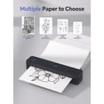 thumbnail image 3 of HPRT 610Pro Portable Thermal Printer - 300DPI Wireless Bluetooth Inkless Printer for Travel, Office, and Home, Supports US Letter & A4, 3 of 9