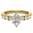 thumbnail image 5 of Engagement Rings For Women - Marquise Cut 14K Gold 1.00 CT (J,SI) GIA Certificate, 5 of 7