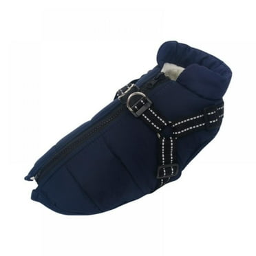 Winter Dog Coat with Reflective Chest Strap, Waterproof Dog Coat with Zipper, Suitable for Small and Medium-sized Dogs S-4XL