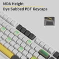 thumbnail image 4 of Teclas NKRO MDA PBT, intercambio en caliente, 87 teclas, teclado mecánico para juegos con extractor de teclas Tmvgtek Para estrenar, 4 of 9