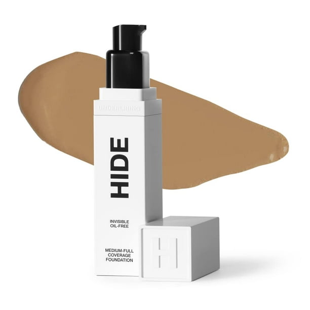HIDE PREMIUM Base líquida Base impermeable multiusos Tonos de base de media/completa para todo tipo de piel (ver buscador de tonos) Desnudo 1 fl oz