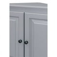 thumbnail image 6 of Wood Corner Cabinet in Storm Gray - Built in the USA, 6 of 6