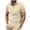 A-Khaki551, variant on Bibifish Mens Polo Shirts Plain Solid Short Sleeve Strip Contrast Lapel Collar Solid Black Shirts Summer Leisure Wear Tops