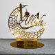 thumbnail image 5 of Decoración de Ramadán Adorno acrílico Eid Mubarak para regalos de Eid musulmana islámica de escritorio C Perfecl Lámpara de Ramadán Mubarak, 5 of 7