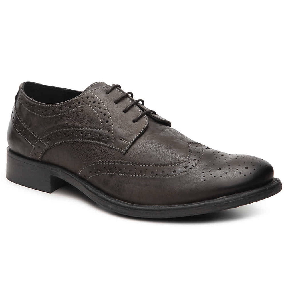 Hush Puppies - Hush Puppies Mens Zack Wing Tip Oxford Dress Shoes (Grey ...